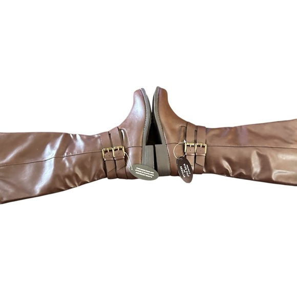 Style & Co Maliaa Brown Buckled Riding Boot Size 6 - Picture 8 of 10
